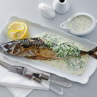 Рецепт Скумбрии под чесночным соусом