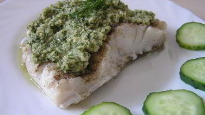 Рецепт Трески с арахисовым соусом