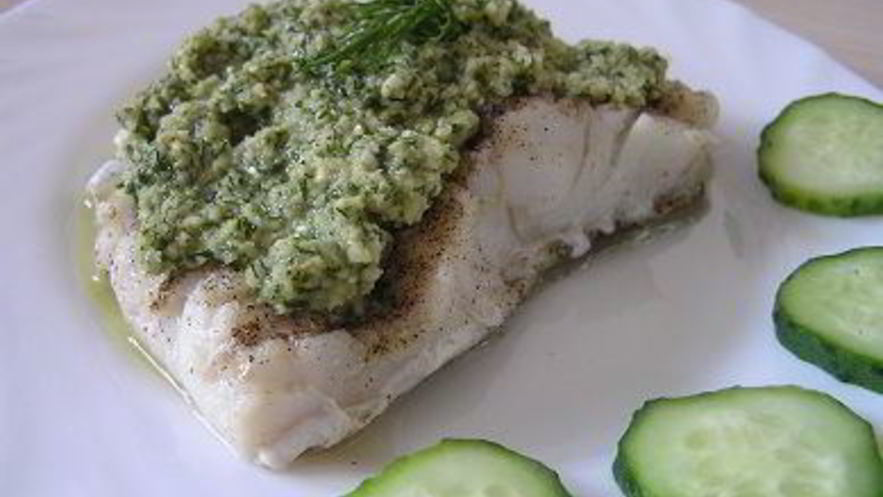 Рецепт трески с арахисовым соусом