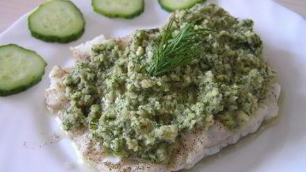 Рецепт трески с арахисовым соусом