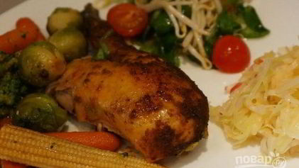 Рецепт Цесарки в духовке