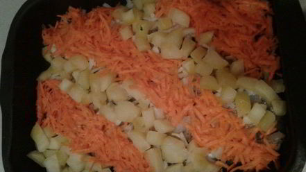 Рецепт запеченной рыбы с овощами