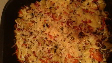 Рецепт запеченной рыбы с овощами