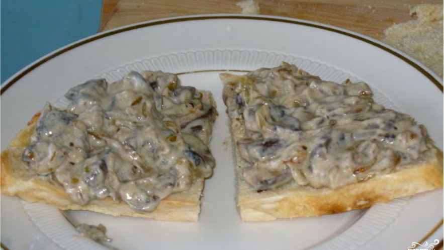 Рецепт жареных моховиков со сметаной