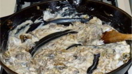 Рецепт жареных моховиков со сметаной