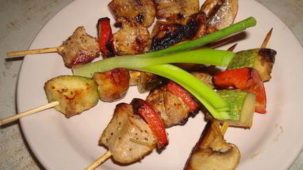 Рецепт домашних шашлычков на шпажках