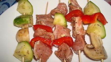 Рецепт домашних шашлычков на шпажках