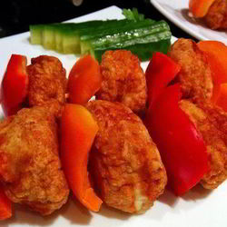 Рецепт Хрустящих куриных шашлычков на ужин