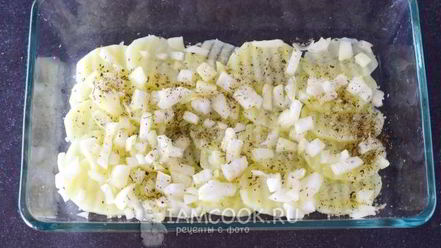 Рецепт куриного шашлыка с картошкой в духовке