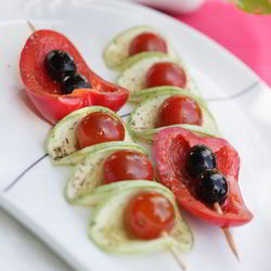 Рецепт Маленьких шашлычков из овощей