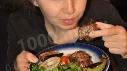 Рецепт овощного шашлыка баклажаны с перцем быстро и просто