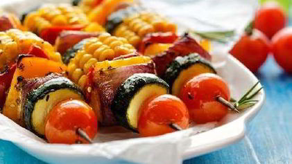 Рецепт Овощных шашлычков на гриле