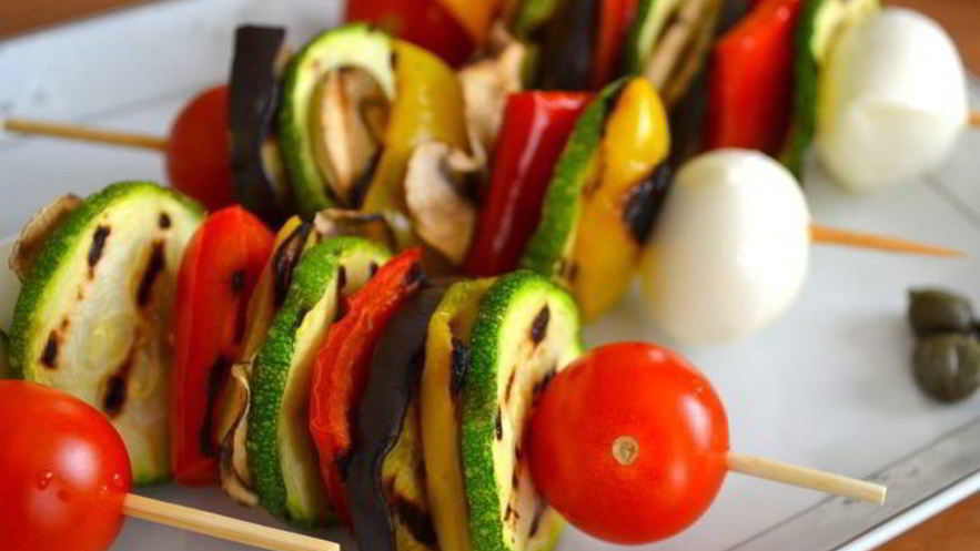 Рецепт овощных шашлычков