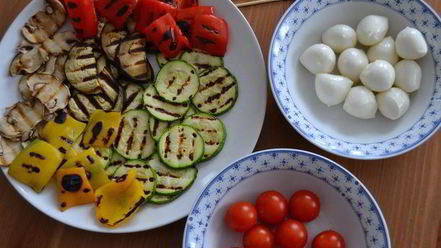 Рецепт овощных шашлычков