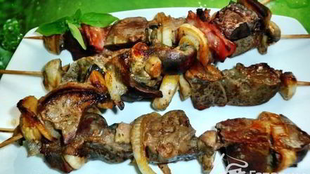 Рецепт печеночного шашлыка
