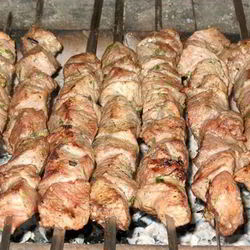 Рецепт Шашлыка из говядины с салом