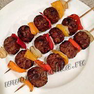 Рецепт Шашлыка из куриного фарша