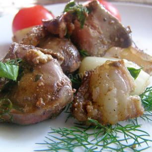 Рецепт Шашлыка из куриной печени