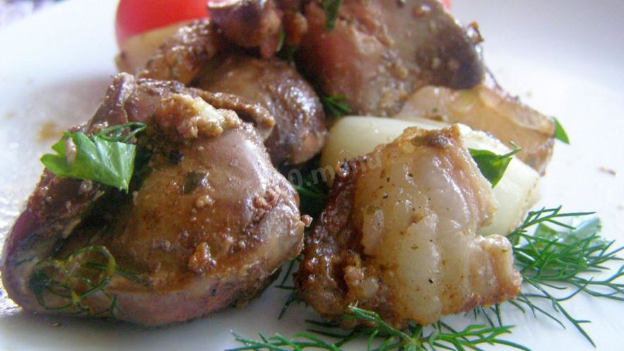 Рецепт шашлыка из куриной печени