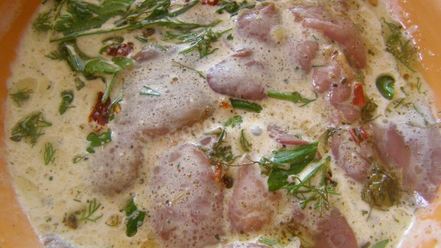 Рецепт шашлыка из куриной печени