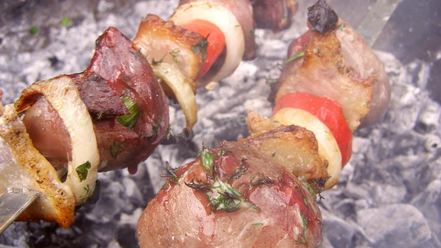 Рецепт шашлыка из куриной печени