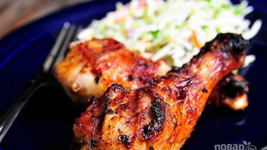 Рецепт шашлыка из куриных ножек на шампурах