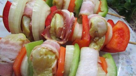 Рецепт шашлыка из курицы с овощами