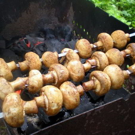 Рецепт Шашлыка из шампиньонов