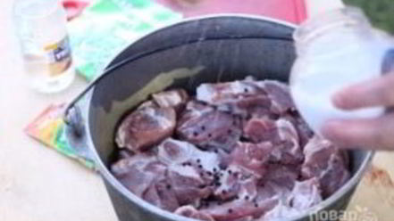Рецепт шашлыка из свинины с уксусом