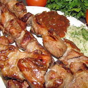 Рецепт Шашлыка из свинины в уксусе