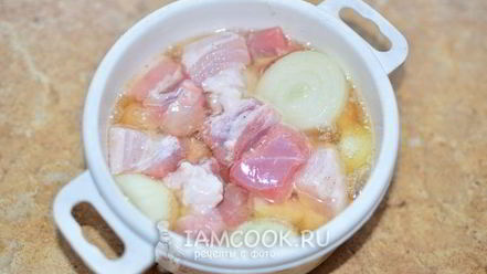 Рецепт шашлыка из свиной грудинки