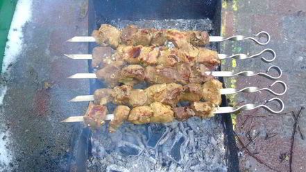 Рецепт шашлыка новогоднего