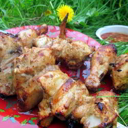 Рецепт Шашлыка с горчицей из курицы