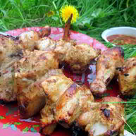 Рецепт Шашлыка с горчицей из курицы