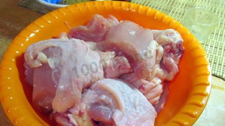 Рецепт шашлыка с горчицей из курицы