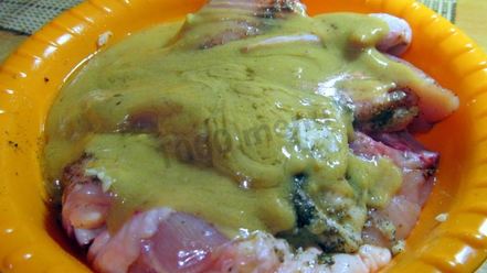 Рецепт шашлыка с горчицей из курицы