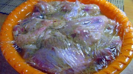 Рецепт шашлыка с горчицей из курицы