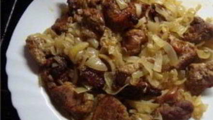 Рецепт шашлыка в рукаве на луковой подушке