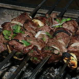 Рецепт Шашлыка, замаринованного с зеленью