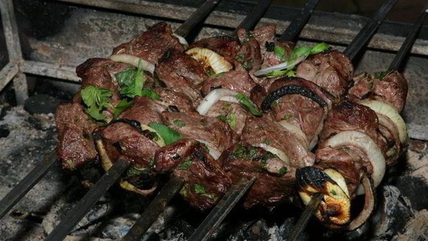 Рецепт шашлыка, замаринованного с зеленью