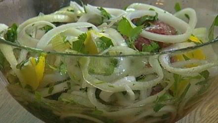 Рецепт шашлыка, замаринованного с зеленью