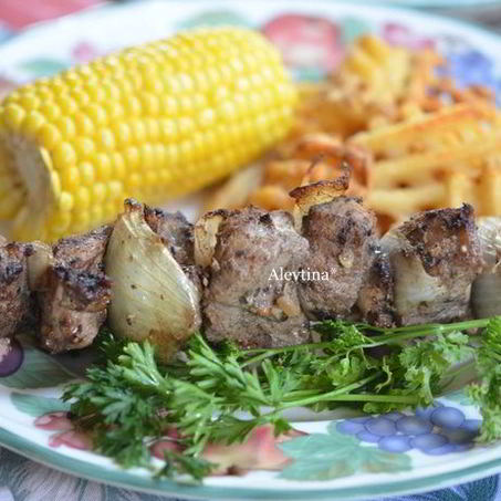 Рецепт Свиного шашлыка на вине