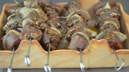 Рецепт свиного шашлыка на вине