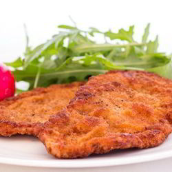 Рецепт Быстрого шницеля в тройной панировке