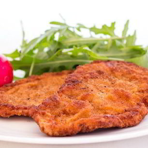 Рецепт Быстрого шницеля в тройной панировке