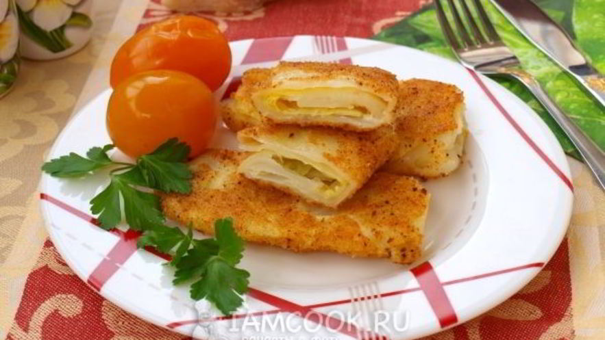 Рецепт капустного шницеля