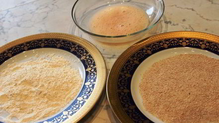 Рецепт куриного шницеля с грибным соусом