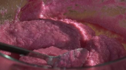 Рецепт пюре из цветной капусты с оригинальным свиным шницелем