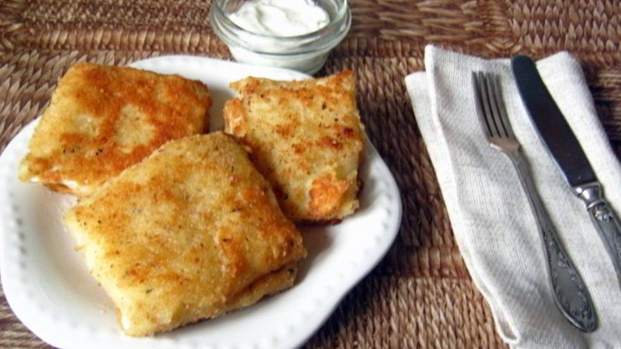 Рецепт шницеля из капусты с сыром