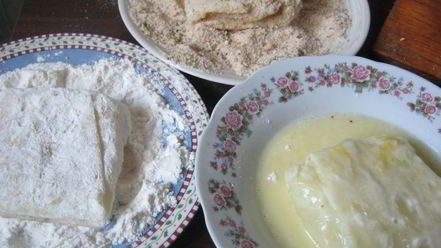 Рецепт шницеля из капусты с сыром